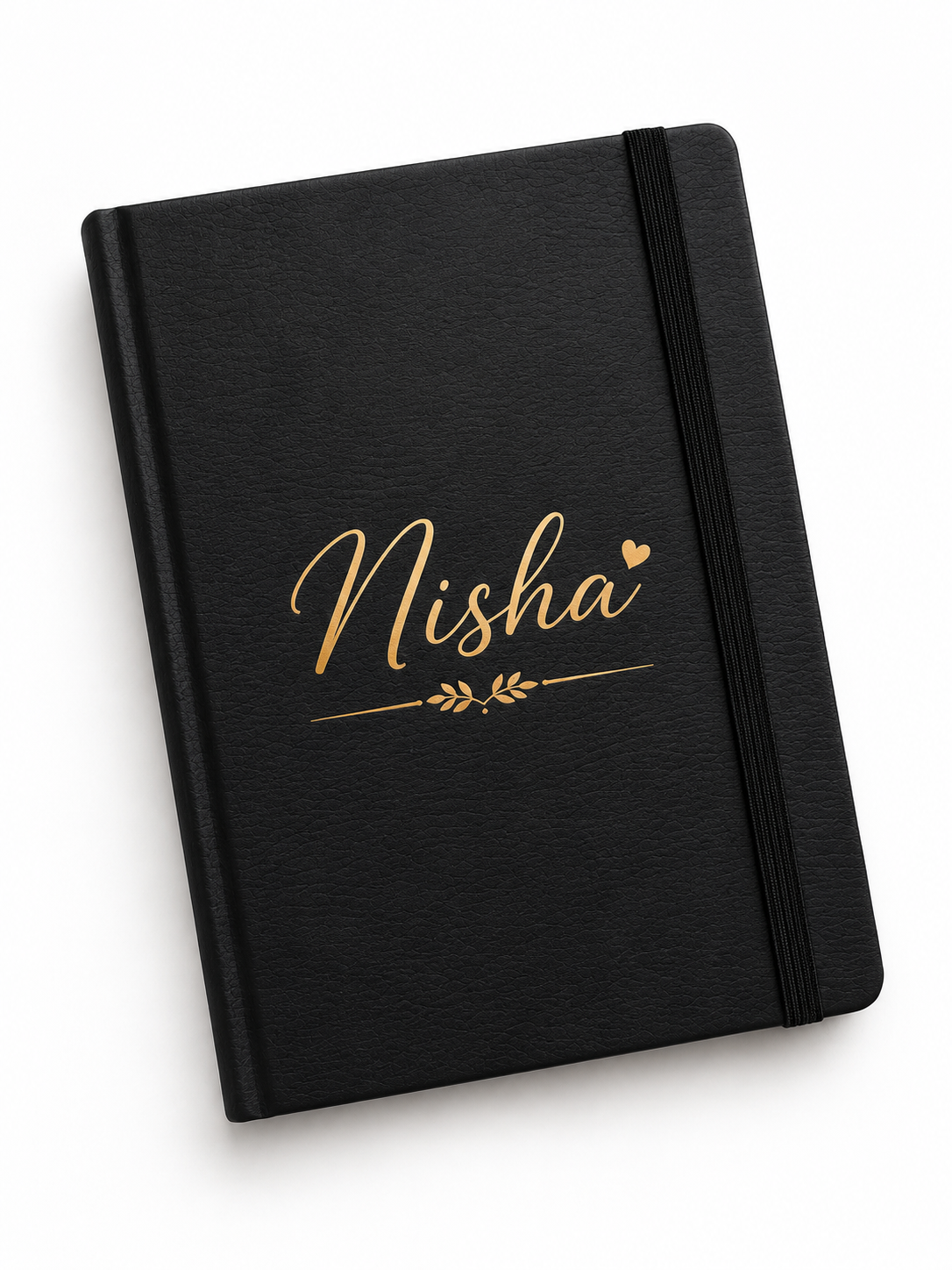 Personalized Name Diary | Custom Name Hardcover Diary with Elastic Band