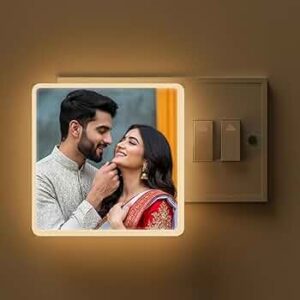 Personalized Plug-in LED Photo Night Light |