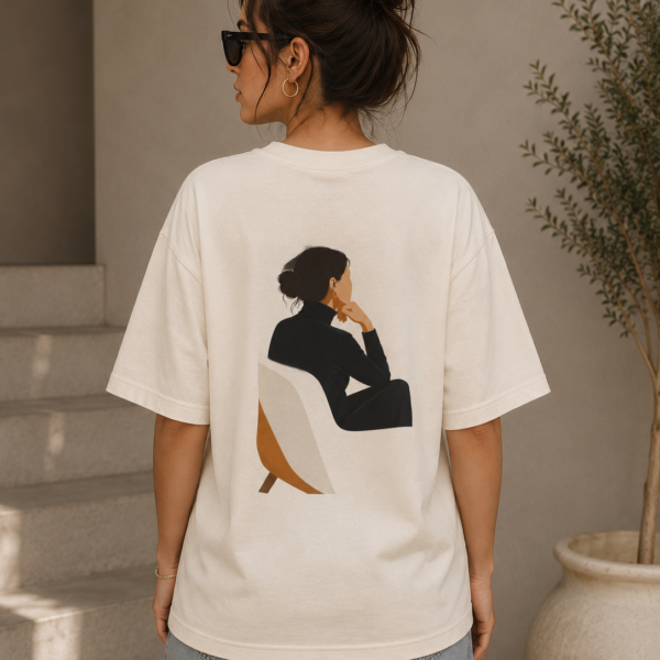Motivational Oversized T-Shirt for Women
