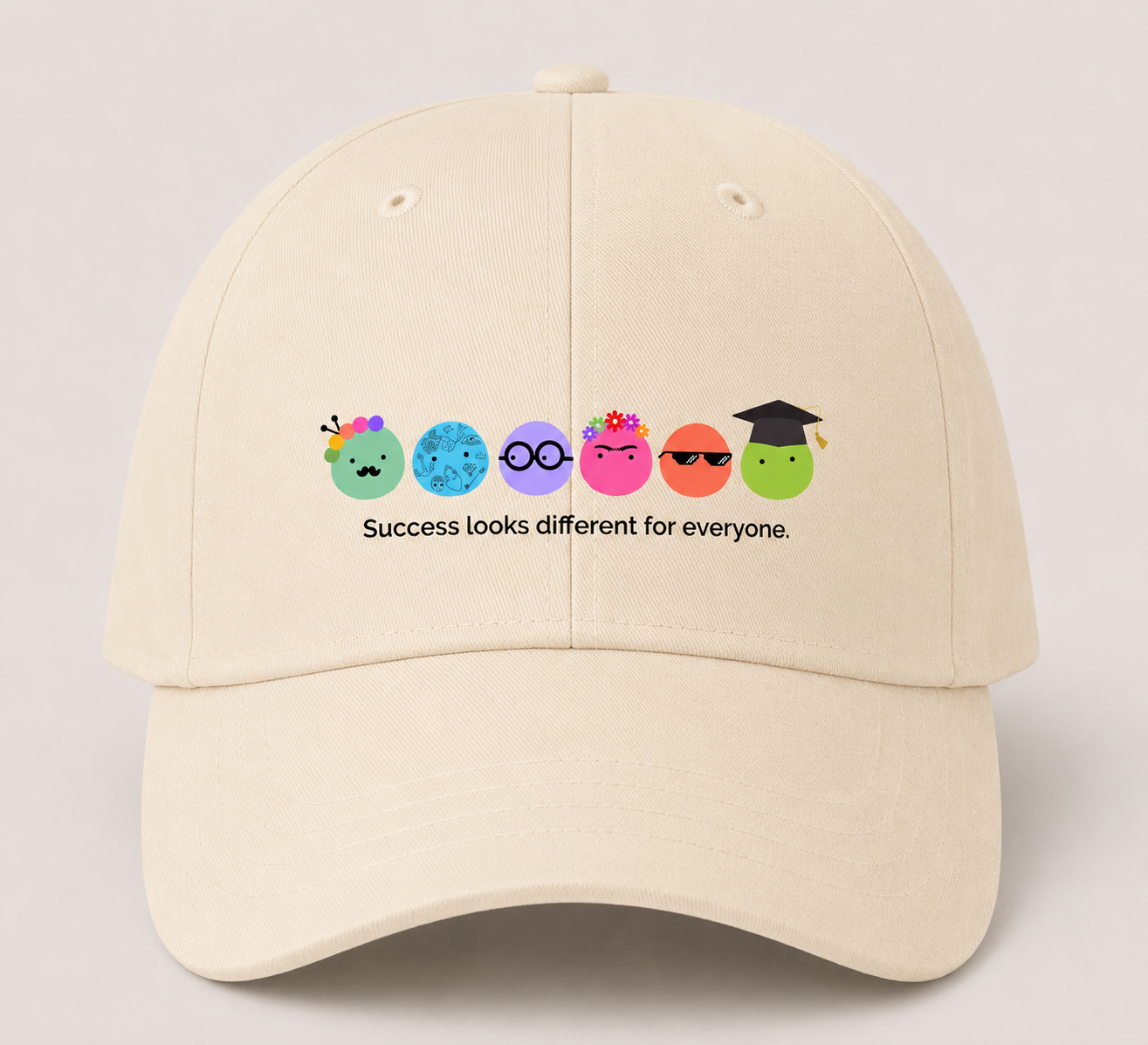 Success Quote Printed Cap