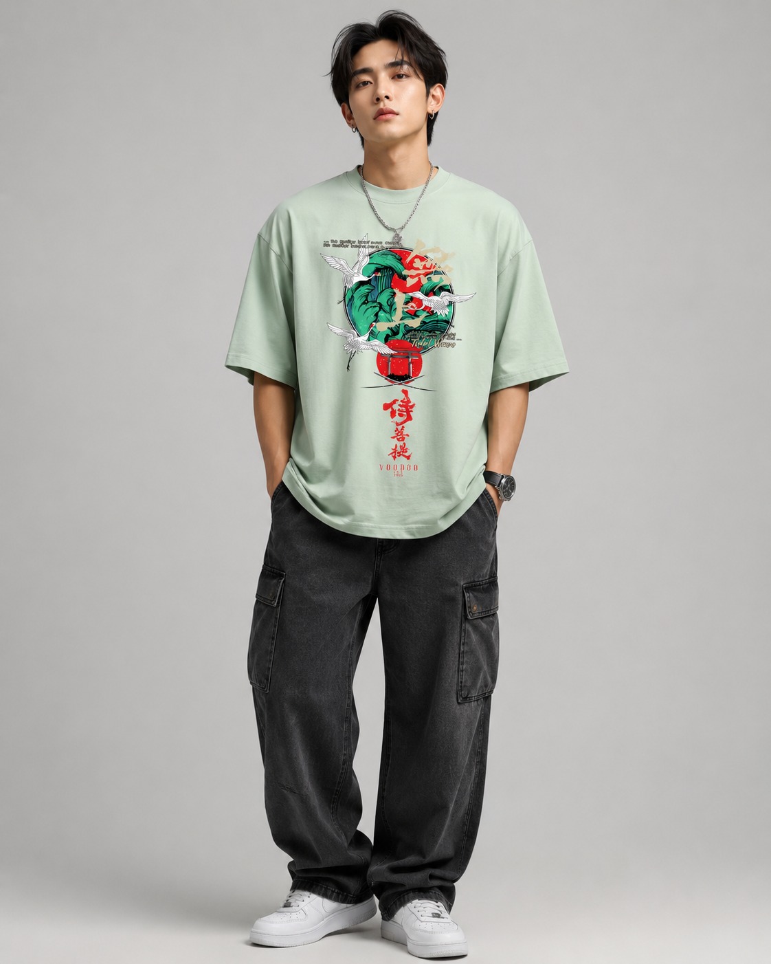 Samurai Oversized T-Shirt for Men & Women