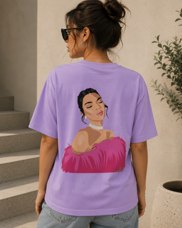 Premium Motivational T-Shirt for Women | Rich Woman Graphic Cotton Tee