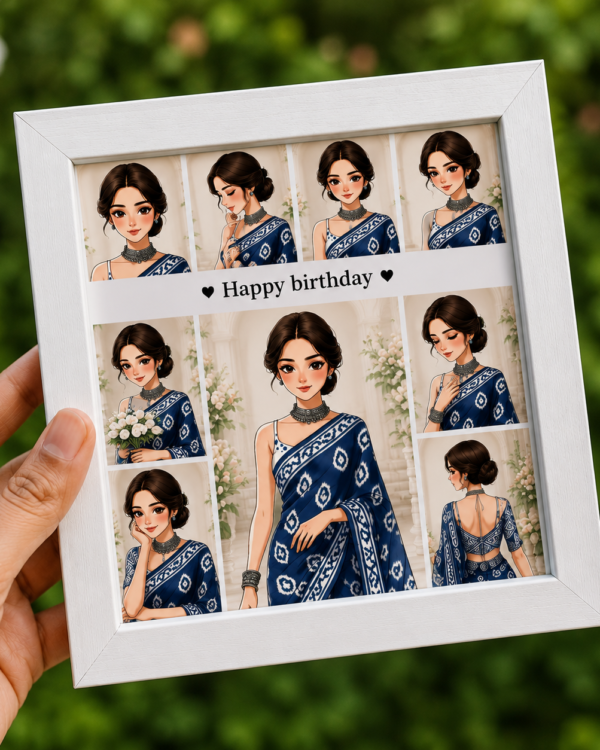 Personalized Collage Photo Frame | Custom Birthday Photo Frame