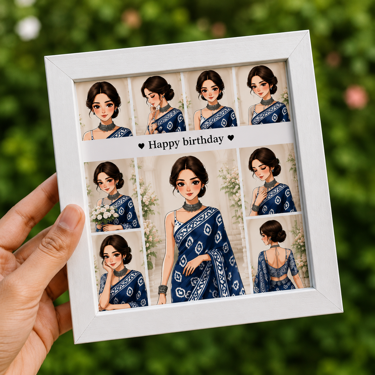 Personalized Collage Photo Frame | Custom Birthday Photo Frame