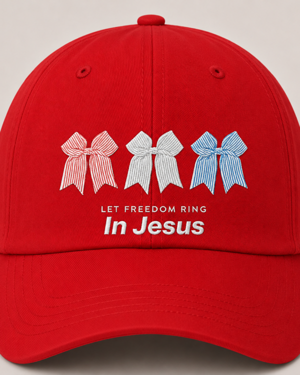 Bows Printed Cap