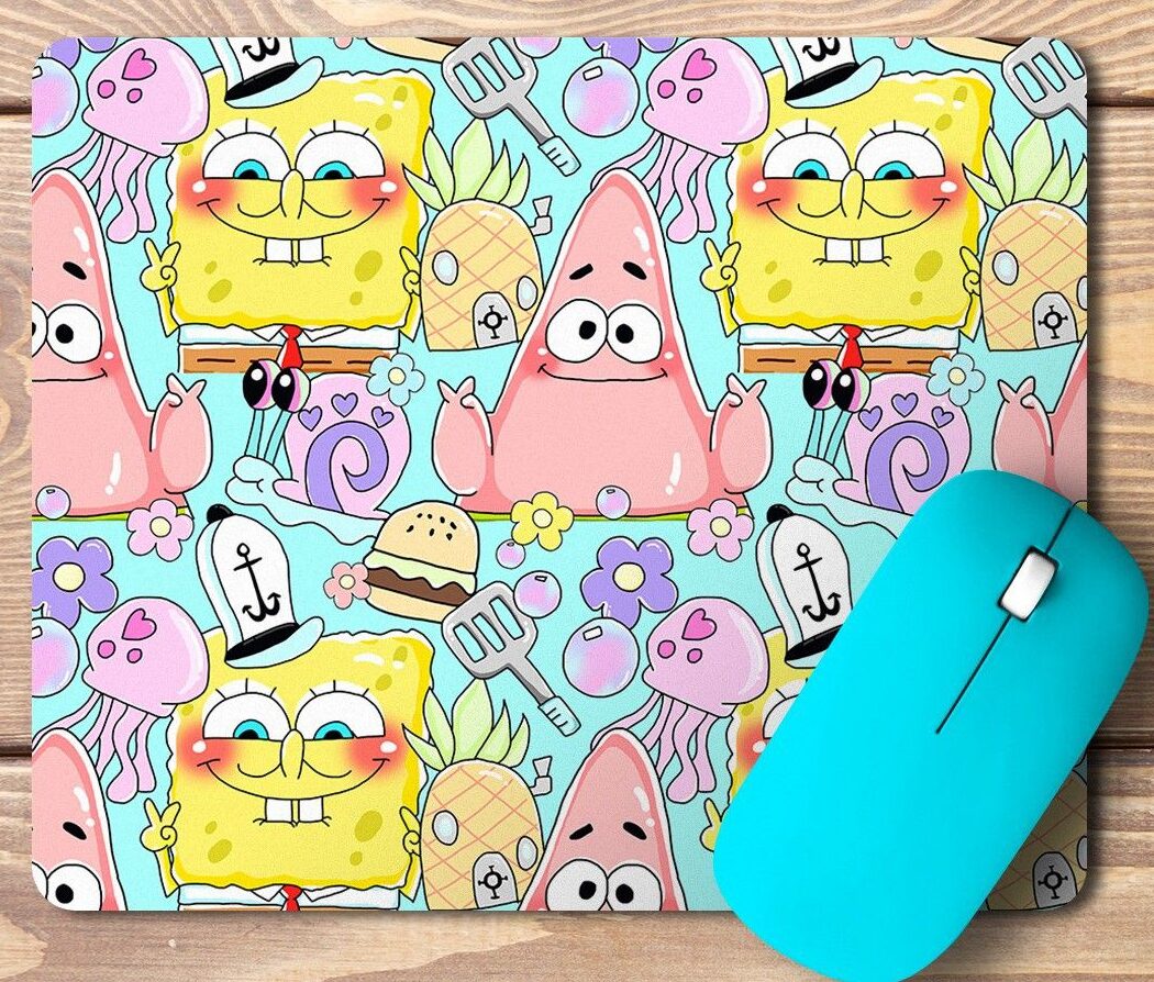 Cute Cartoon Character Mouse Pad | Premium HD Printed Anti-Slip Mouse Pad | Gaming & Office Desk Mouse Pad