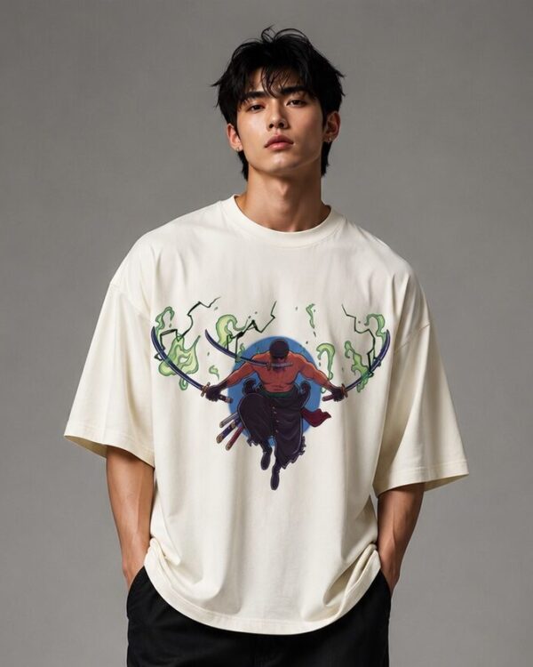 Zoro Anime Oversized T-Shirt for Men & Women |