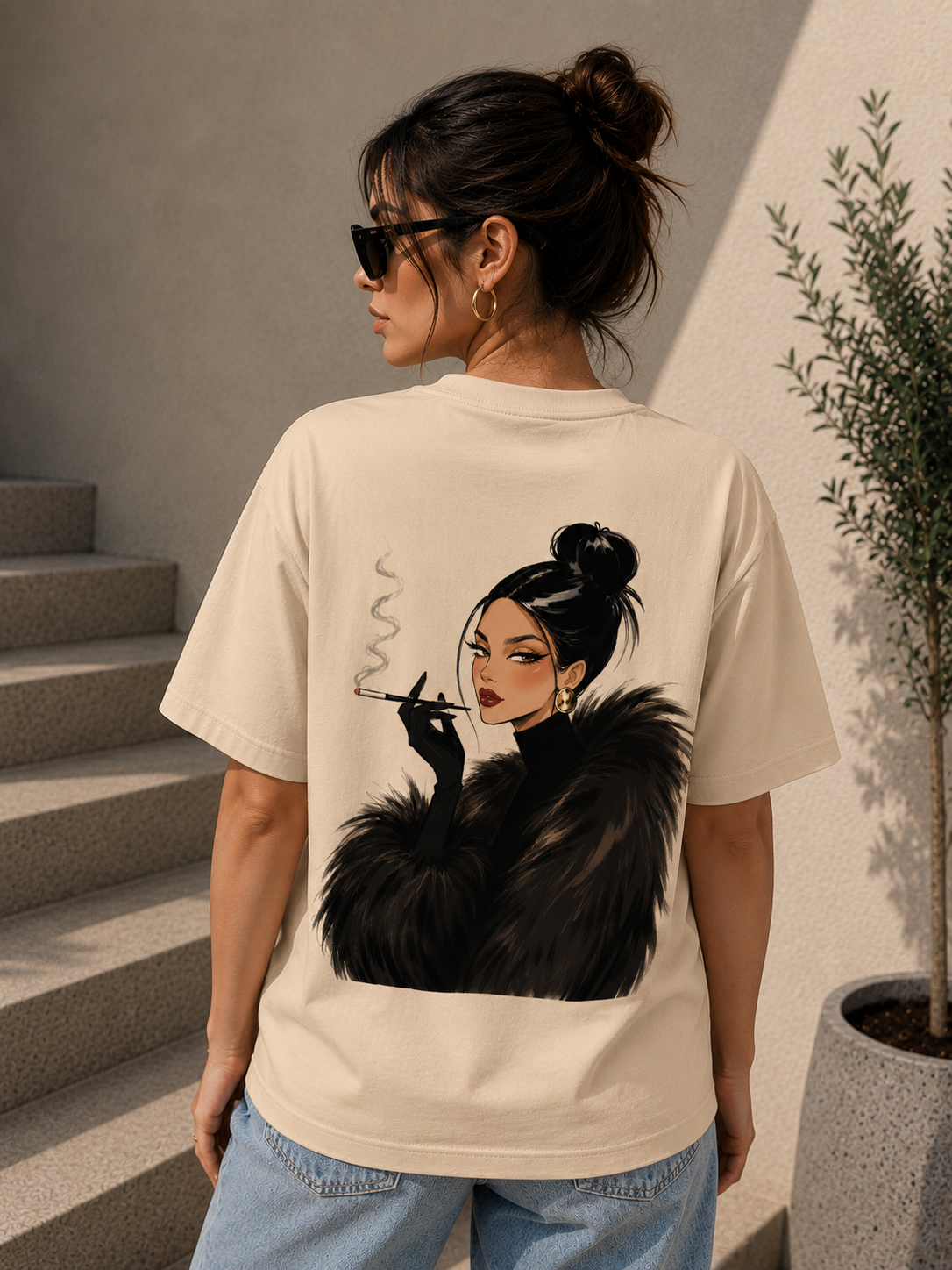 Premium Women Graphic T-Shirt | I'm The Queen Cotton Tee