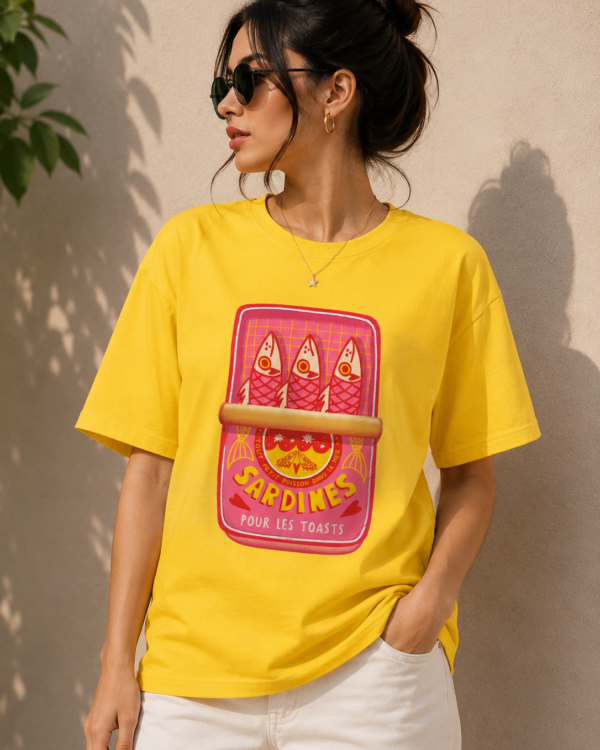 Fish Graphic Regular Fit T-Shirt for Women