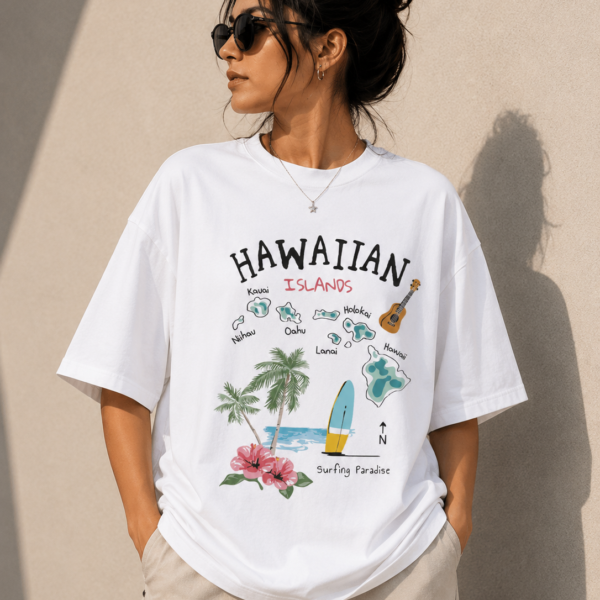 Graphic White Oversized T-Shirt