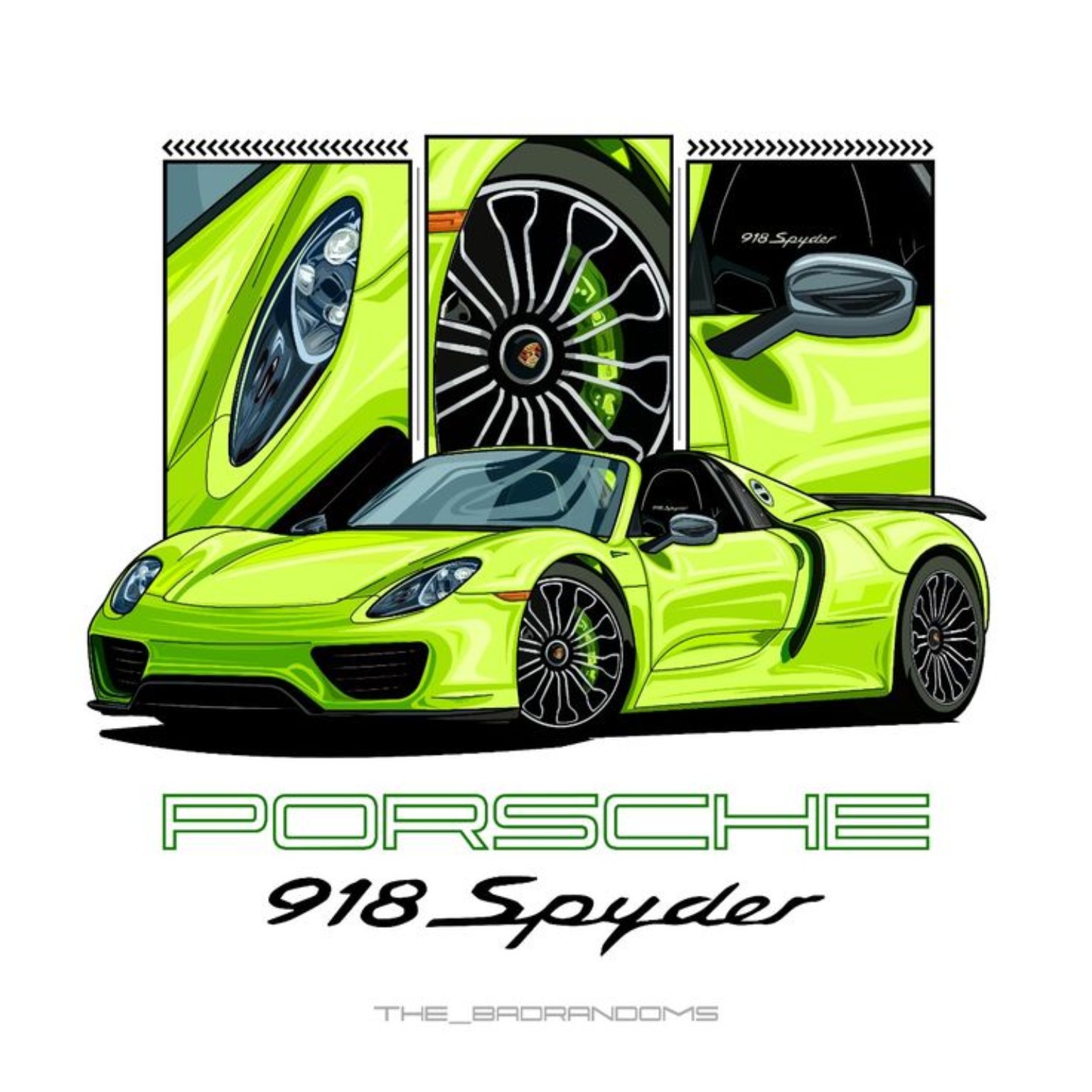 Porsche 918 Spyder Graphic T-Shirt |