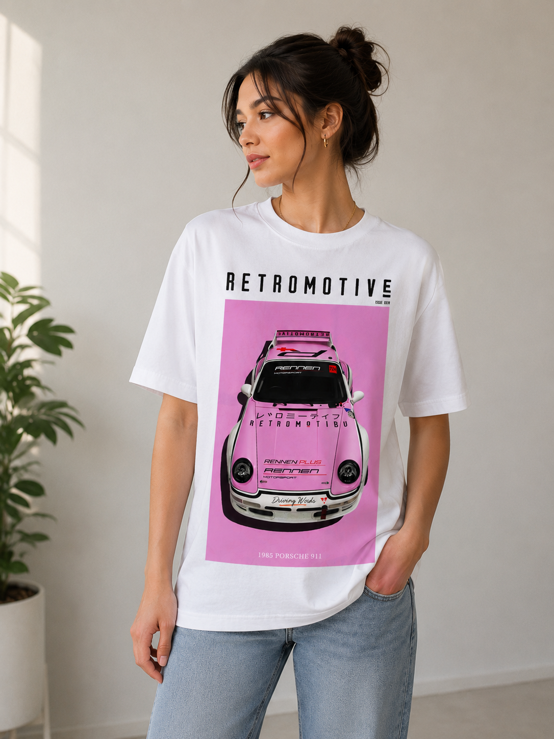 Car Retromotive Porsche 911 Graphic T-Shirt | Premium Cotton Unisex Tee