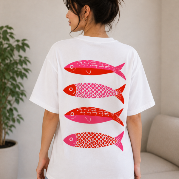 Fish Graphic T-Shirt | Premium Cotton Oversized Unisex Tee