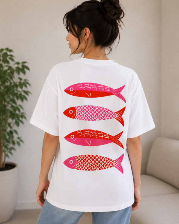 Fish Graphic T-Shirt | Premium Cotton Oversized Unisex Tee