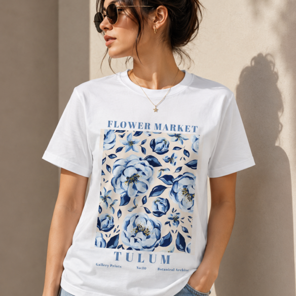 Floral Graphic Regular Fit T-Shirt for Women