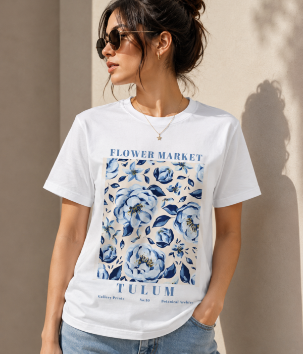 Floral Graphic Regular Fit T-Shirt for Women