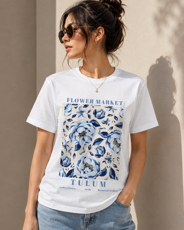 Floral Graphic Regular Fit T-Shirt for Women