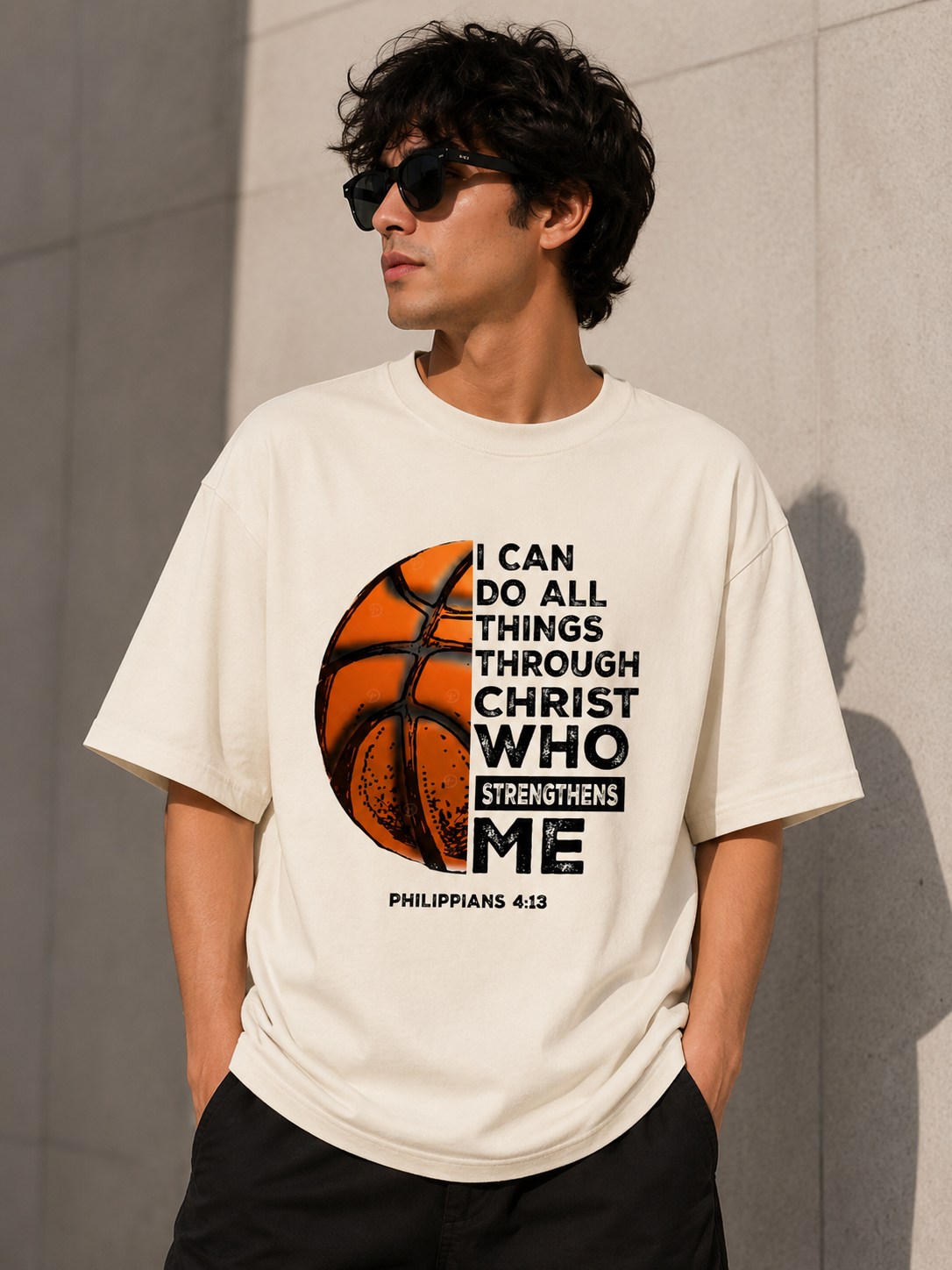 Basketball Quote Oversized T-Shirt