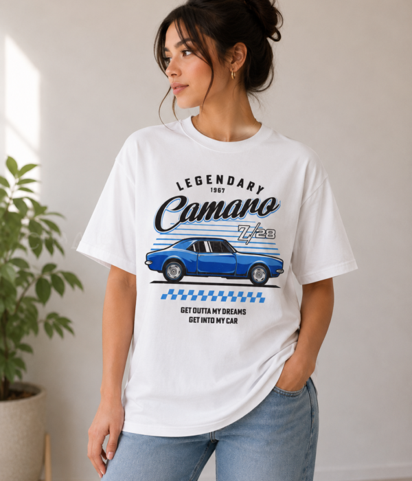 Car Printed T-Shirt | Vintage Muscle Car Graphic Tee