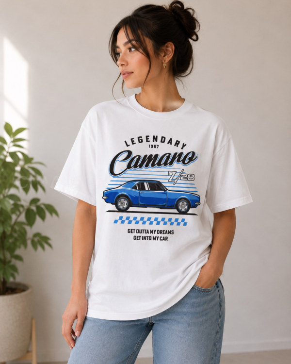 Car Printed T-Shirt | Vintage Muscle Car Graphic Tee