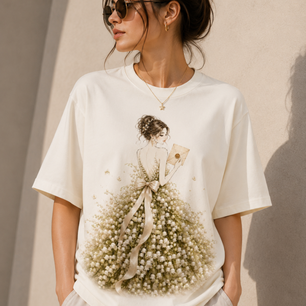 Floral Oversized T-Shirt for Women