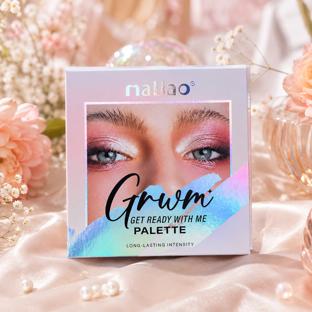 All-in-One Eyeshadow, Blush, Highlighter Palette | Maliao Groom Get Ready With Me Makeup Palette