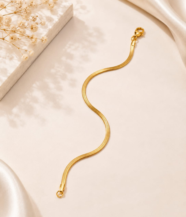 Anti Tarnish Snake Chain Bracelet for Women