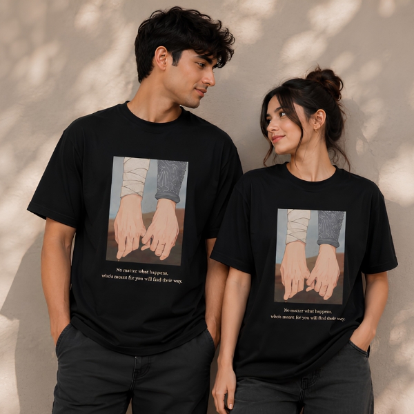 Customize Couple T-Shirt – Made for Each Other Matching T-Shirts