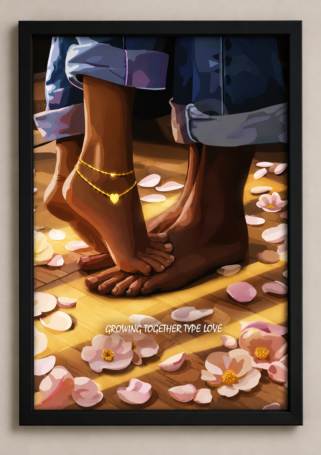 A3 Couple Decorative Wall Frame