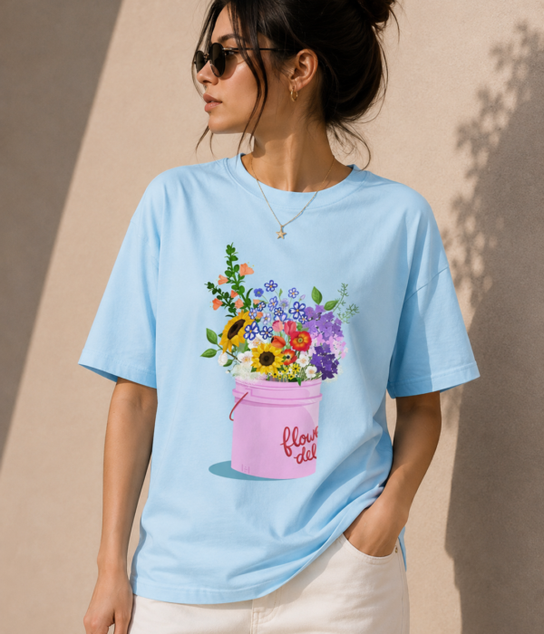 Floral  Graphic Regular Fit T-Shirt for Women