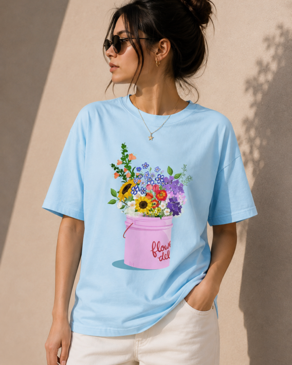 Floral  Graphic Regular Fit T-Shirt for Women