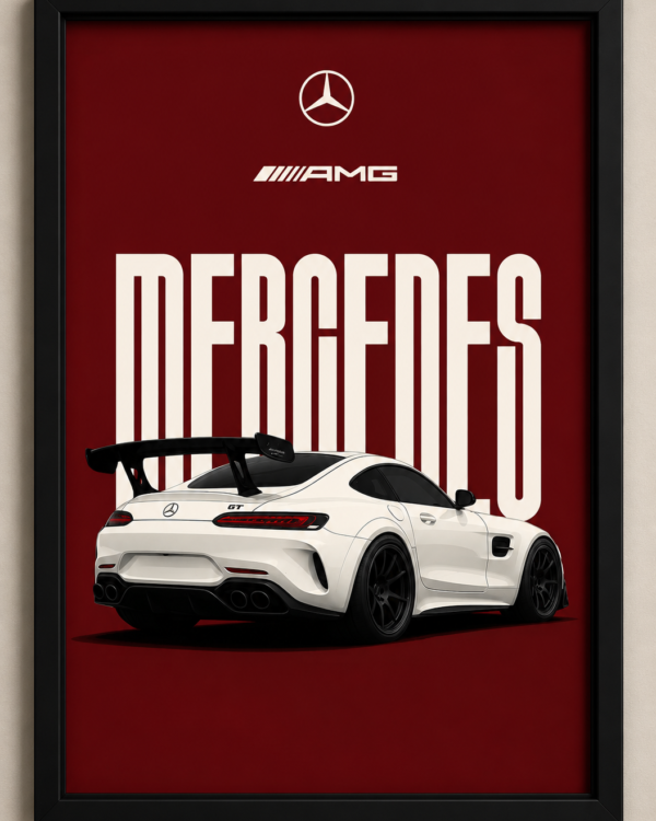 A3 Car Wall Decor Frame