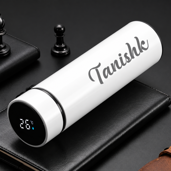 Customized Smart LED Temperature Display Water Bottle