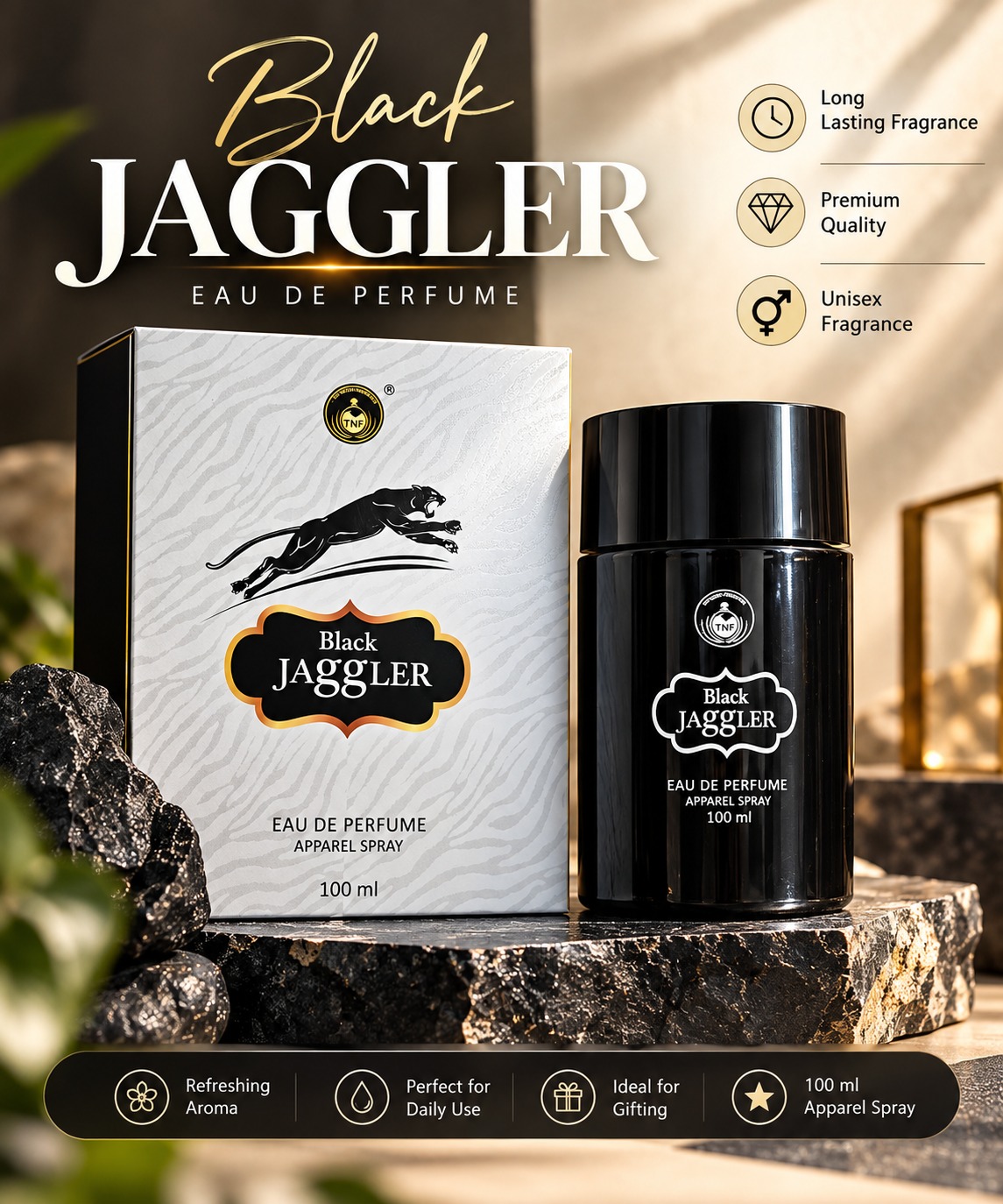 Black Jaggler Perfume for Men – Premium Long Lasting Fragrance 100 ml