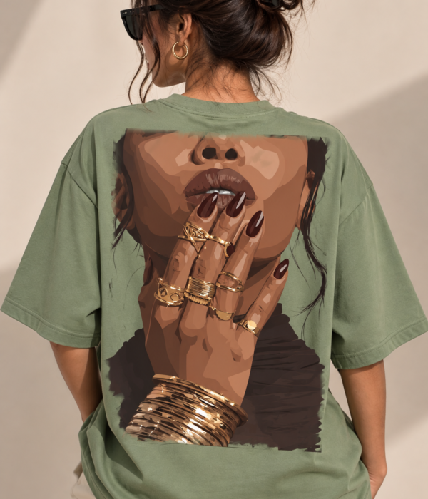 Oversized T Shirt for Women | She’s Back Printed T-Shirt