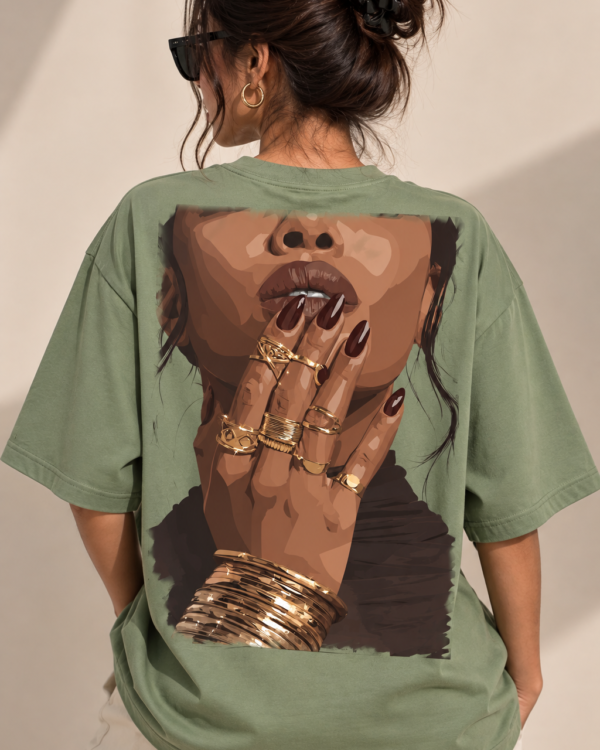 Oversized T Shirt for Women | She’s Back Printed T-Shirt
