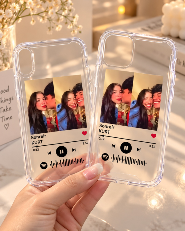 Personalized Couple Spotify Photo Phone Cover – Custom Couple Mobile Case