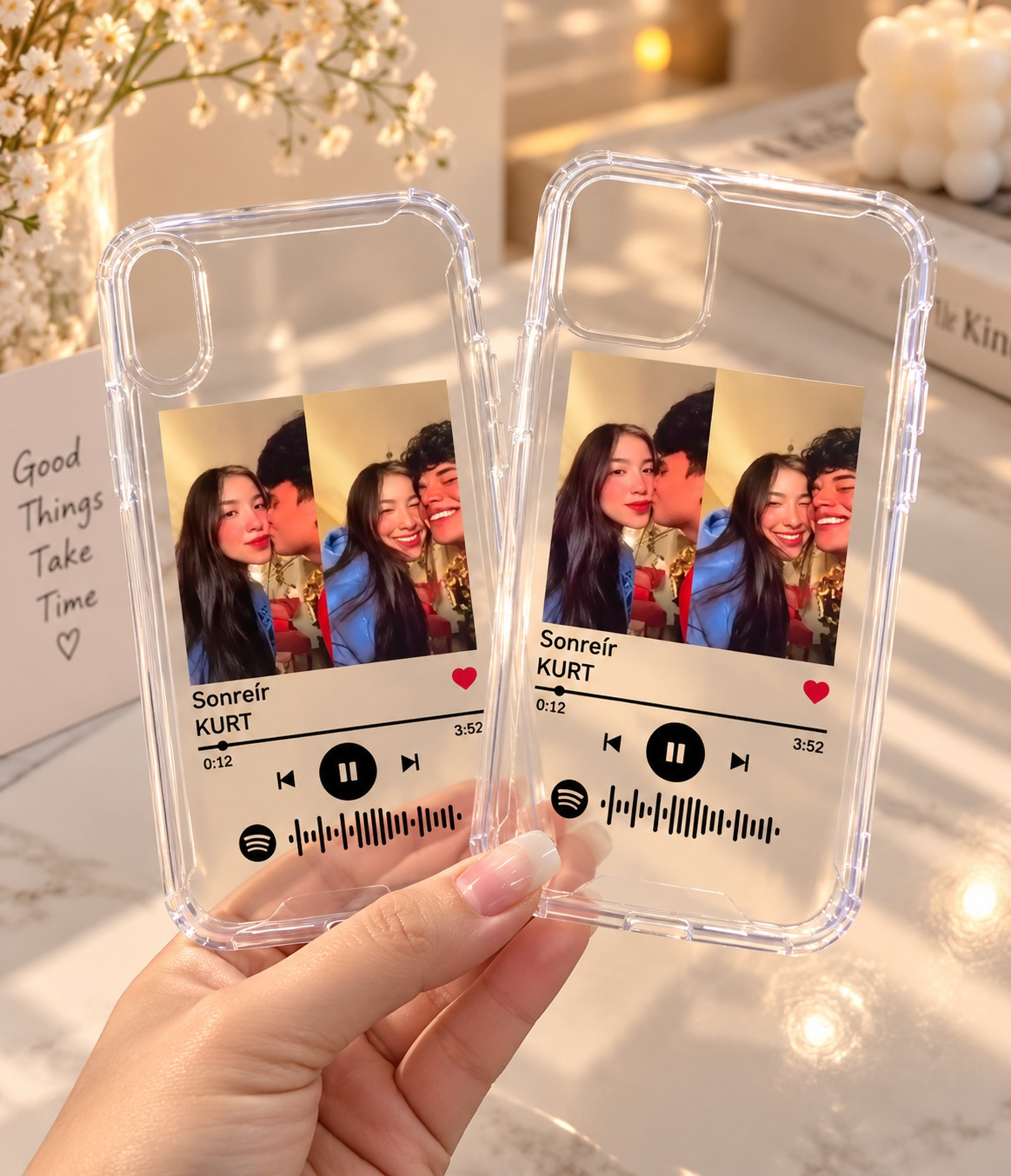 Personalized Couple Spotify Photo Phone Cover – Custom Couple Mobile Case