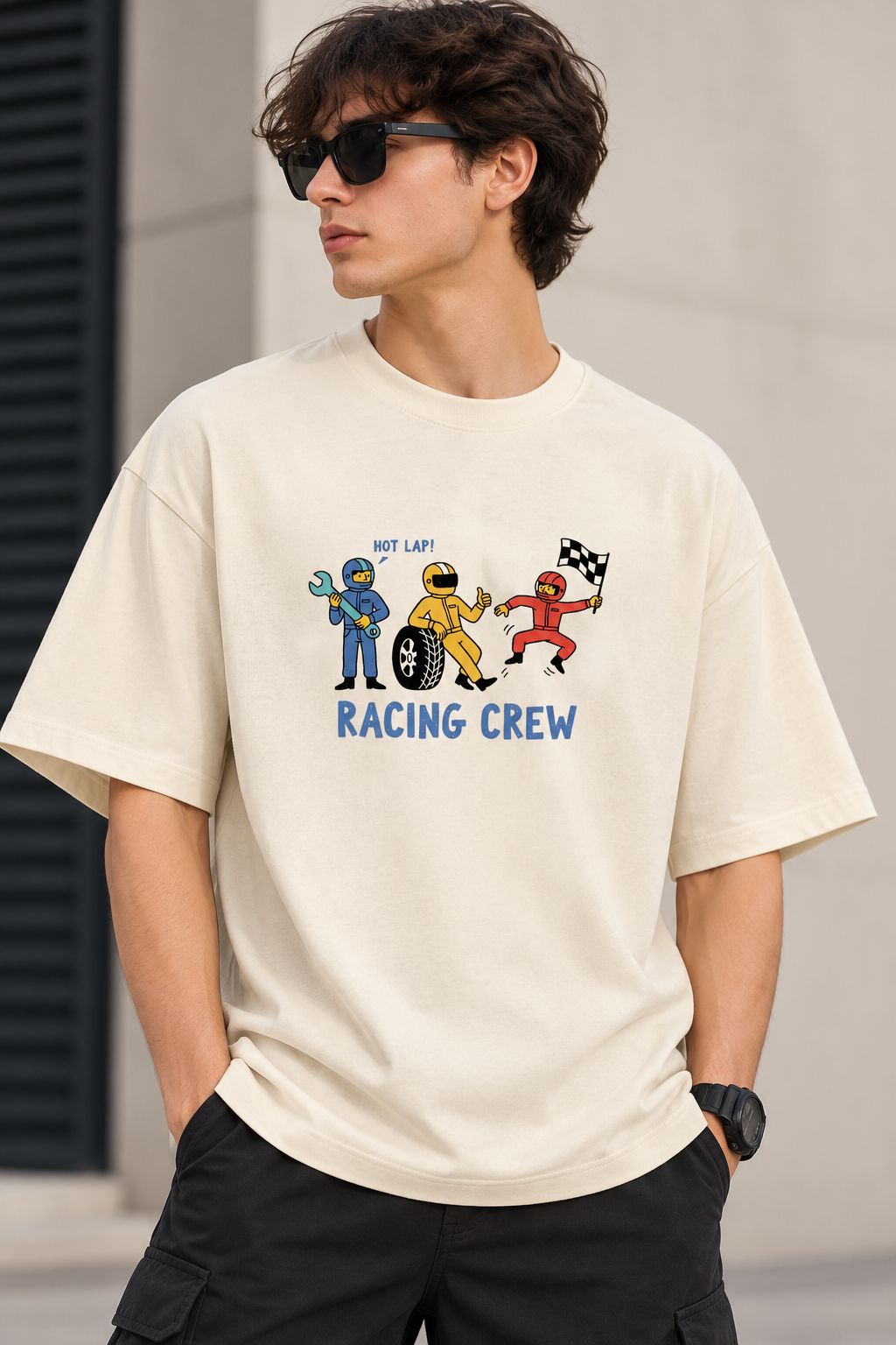 Racing  Graphic T-Shirt for Men – Motorsport Printed Tee
