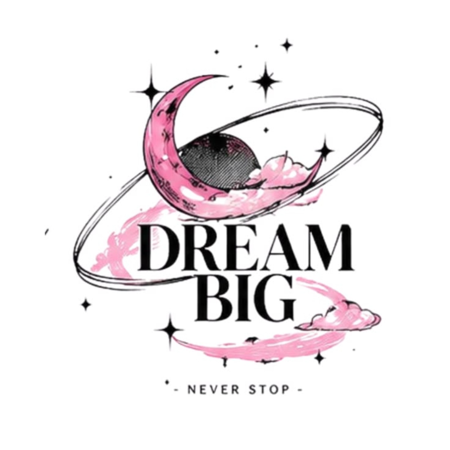 Red Regular Fit T-Shirt for Women – Dream Big Moon Graphic Printed Tee