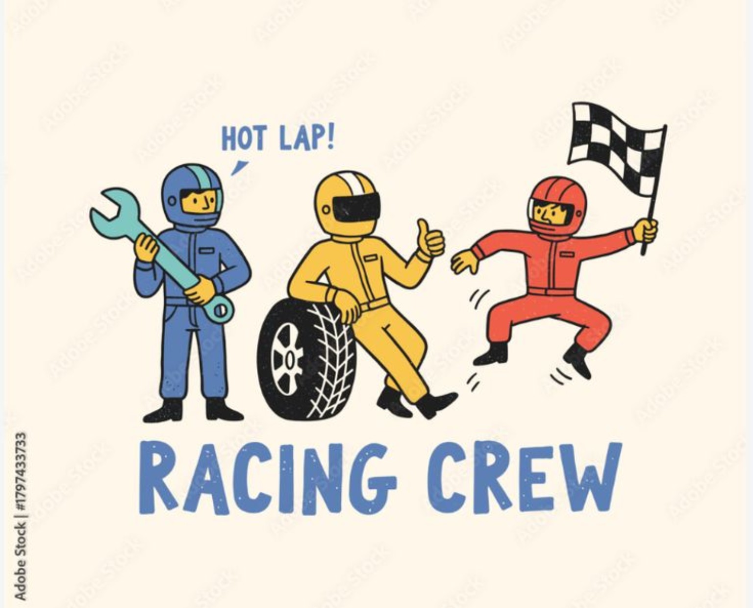 Racing  Graphic T-Shirt for Men – Motorsport Printed Tee