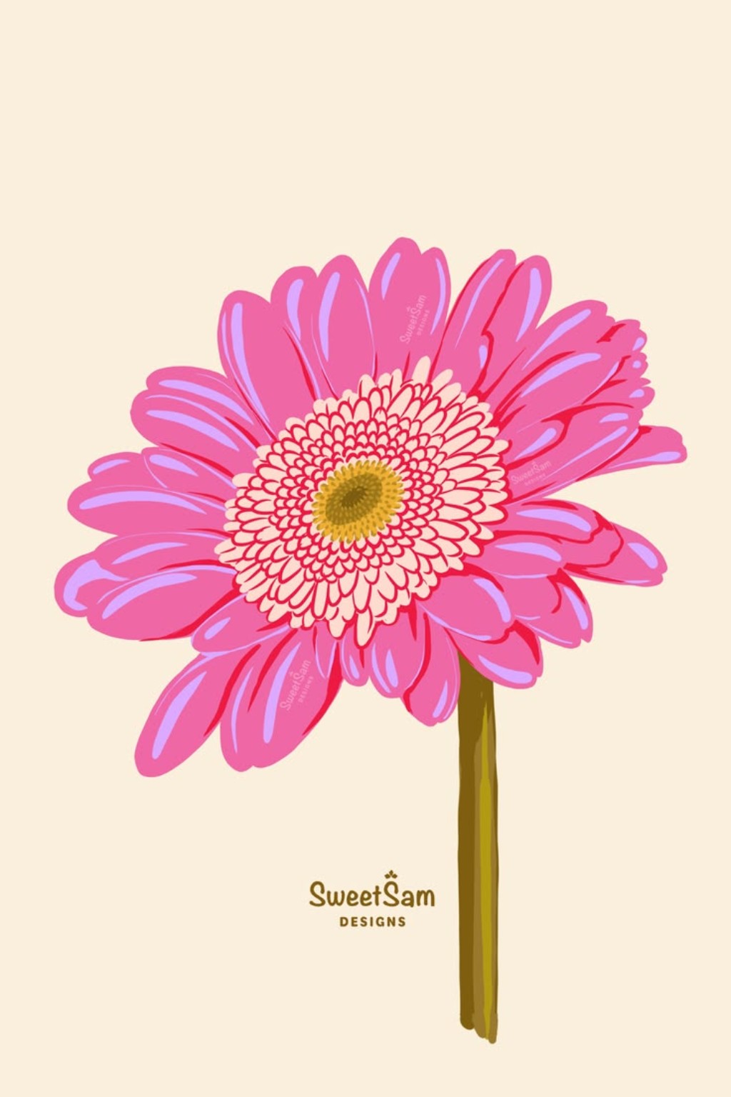 Pink Flower Oversized T-Shirt for Women – Floral Graphic Printed Tee