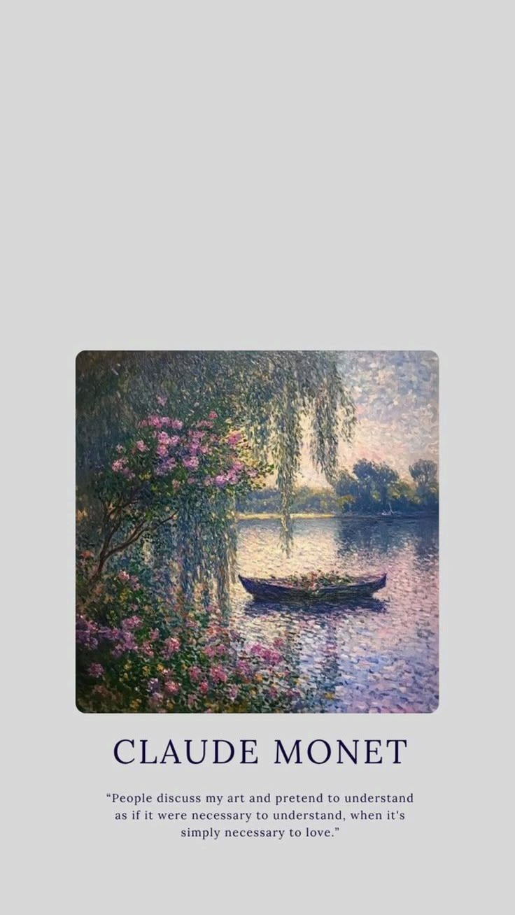 Claude Monet Art Printed Hoodie – Custom Design