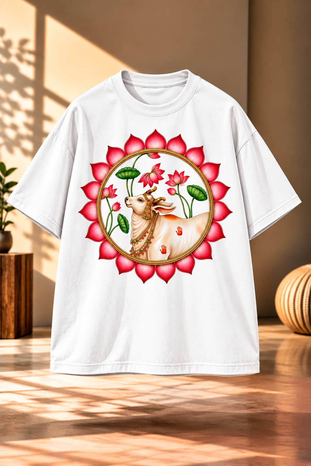 Cow Spiritual Oversized T Shirt – Customize Devotional T Shirt