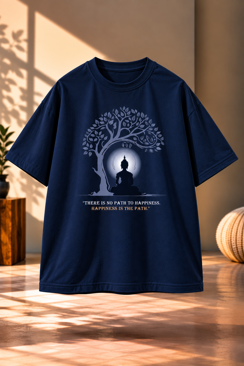 Buddha Meditation Oversized T Shirt – Spiritual Customize Printed T Shirt