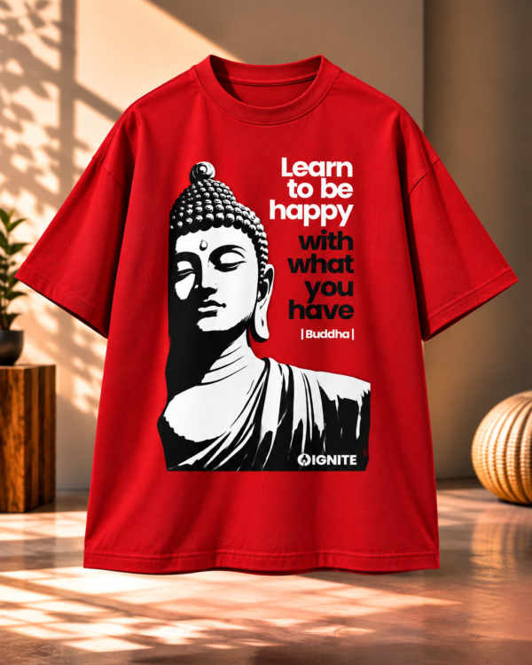 Buddha Printed Oversized T Shirt – Spiritual Customize T Shirt