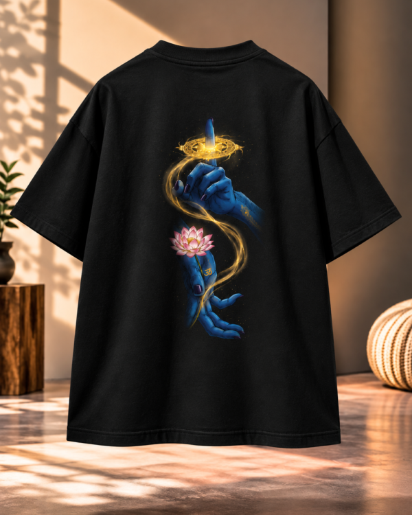 Hare Krishna Printed Oversized T Shirt – Spiritual Customize T Shirt