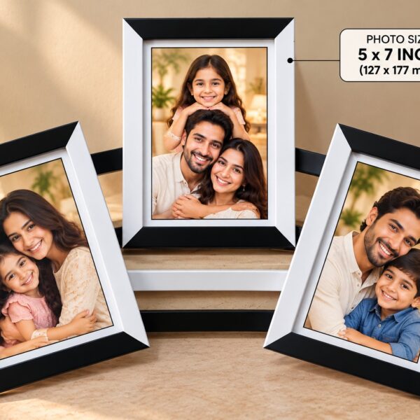 Black and White 5×7 Photo Frame – Customize Photo Frame
