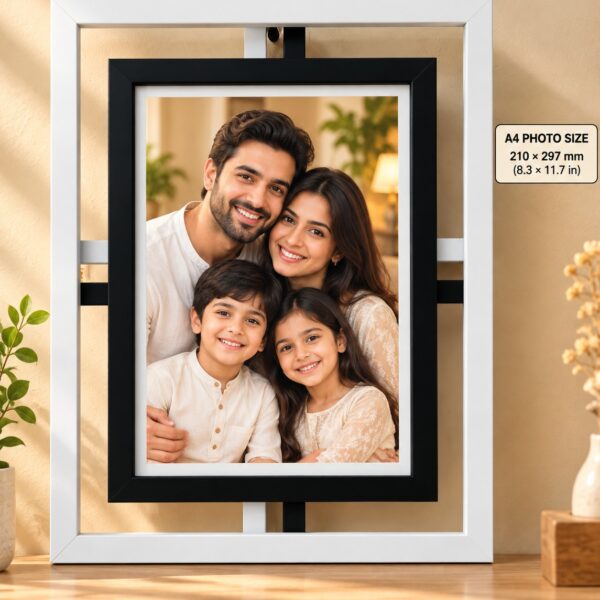 Black White A4 Photo Frame – Customize Photo Frame