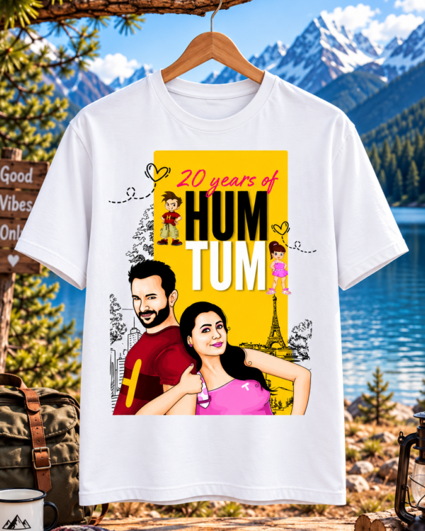 Hum Tum 20 Years Bollywood Printed Regular Fit T-Shirt